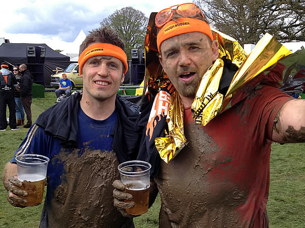 Edward Pearce staff at the Tough Mudder 12 mile obstacle course